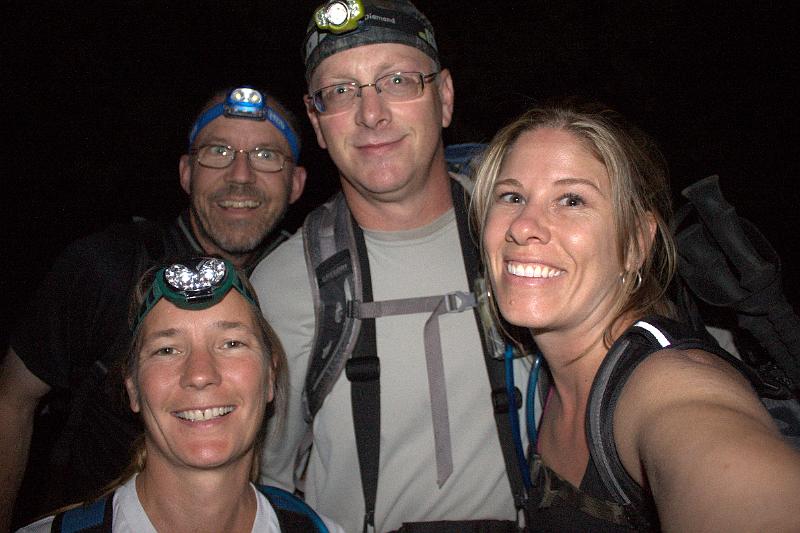 img_5703.jpg - The crazy hikers: Mary, Jim, Greg, Jenny
